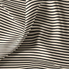 Striped Jersey AIGUEMARINE Ecru / Black
